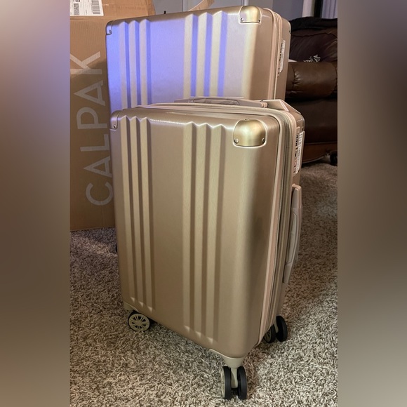 Other New 2piece Ambeur Calpak Luggage Set Gold Poshmark